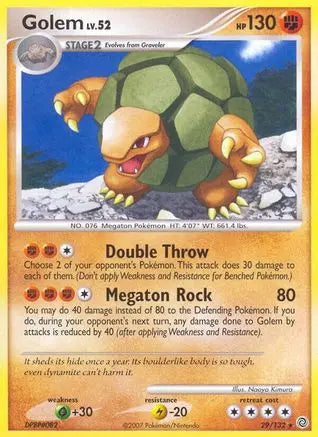 Golem  Secret Wonders - Rare Secret Wonders Pokemon Single  Squirtle Squad Card Shop.