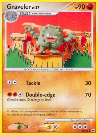Graveler 037/99  Arceus - Uncommon Arceus Pokemon Single  Squirtle Squad Card Shop.