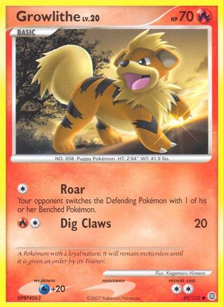 Growlithe 089  Secret Wonders - Common Secret Wonders Pokemon Single  Squirtle Squad Card Shop.