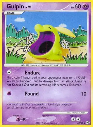 Gulpin (40) (40) 040/99  Arceus - Uncommon Arceus Pokemon Single  Squirtle Squad Card Shop.