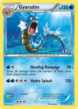 Gyarados 031  Legendary Treasures - Rare Legendary Treasures Pokemon Single  Squirtle Squad Card Shop.