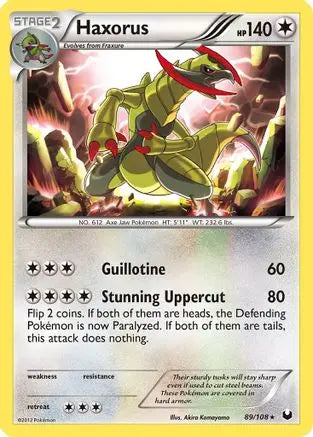 Haxorus  - Holofoil Dark Explorers - Holo Rare