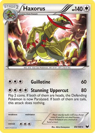 Haxorus  - Holofoil Dark Explorers - Holo Rare Dark Explorers Pokemon Single  Squirtle Squad Card Shop.