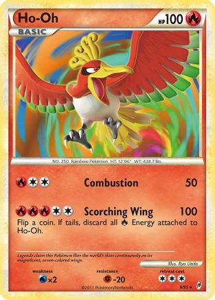 Ho-Oh  - Reverse Holofoil Call of Legends - Holo Rare Call of Legends Pokemon Single  Squirtle Squad Card Shop.