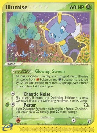 Illumise  - Reverse Holofoil Sandstorm - Uncommon Sandstorm Pokemon Single  Squirtle Squad Card Shop.