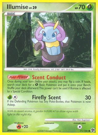Illumise  Great Encounters - Common Great Encounters Pokemon Single  Squirtle Squad Card Shop.