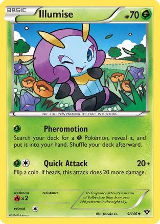 Illumise  XY Base Set - Uncommon XY Base Set Pokemon Single  Squirtle Squad Card Shop.