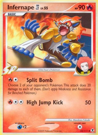 Infernape E4 043  - Reverse Holofoil Rising Rivals - Uncommon Rising Rivals Pokemon Single  Squirtle Squad Card Shop.