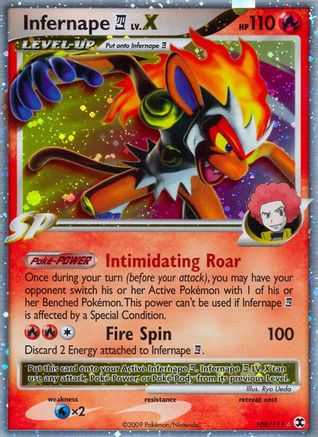 Infernape E4 Lv.X  - Holofoil Rising Rivals - Ultra Rare Rising Rivals Pokemon Single  Squirtle Squad Card Shop.