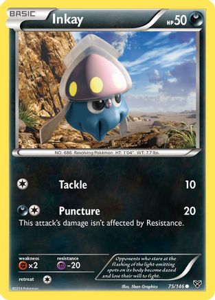 Inkay (75)  XY Base Set - Common XY Base Set Pokemon Single  Squirtle Squad Card Shop.
