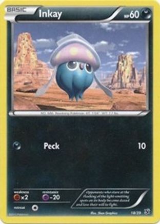 Inkay  Kalos Starter Set - Common Kalos Starter Set Pokemon Single  Squirtle Squad Card Shop.