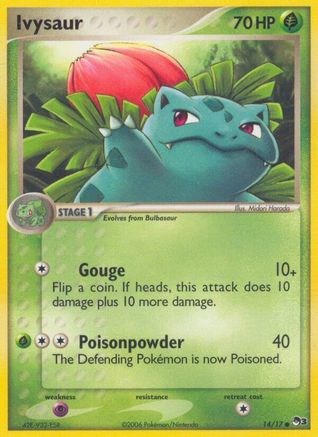 Ivysaur  POP Series 3 - Common POP Series 3 Pokemon Single  Squirtle Squad Card Shop.