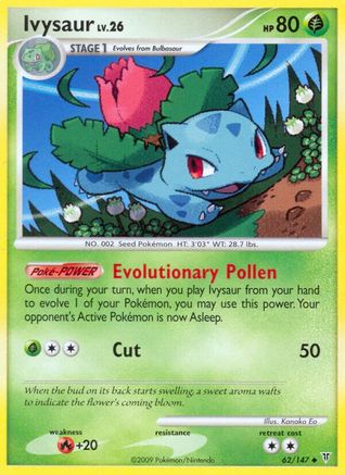 Ivysaur 062  Supreme Victors - Uncommon Supreme Victors Pokemon Single  Squirtle Squad Card Shop.