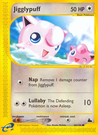 Jigglypuff  Skyridge - Common Skyridge Pokemon Single  Squirtle Squad Card Shop.