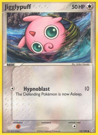 Jigglypuff 053  - Reverse Holofoil Crystal Guardians - Common Crystal Guardians Pokemon Single  Squirtle Squad Card Shop.