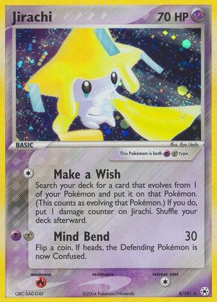 Jirachi 008  - Holofoil Hidden Legends - Holo Rare Hidden Legends Pokemon Single  Squirtle Squad Card Shop.