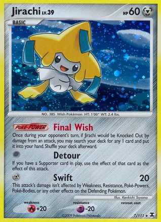 Jirachi  - Reverse Holofoil Rising Rivals - Holo Rare Rising Rivals Pokemon Single  Squirtle Squad Card Shop.