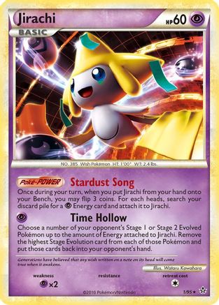 Jirachi  - Holofoil Unleashed - Holo Rare Unleashed Pokemon Single  Squirtle Squad Card Shop.