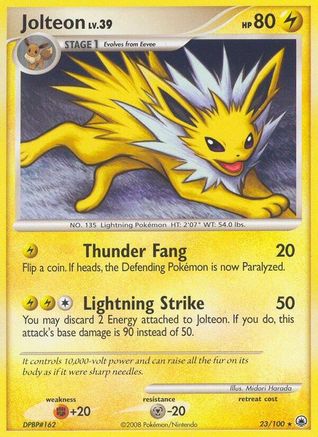 Jolteon/100  - Reverse Holofoil Majestic Dawn - Rare Majestic Dawn Pokemon Single  Squirtle Squad Card Shop.
