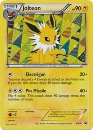 Jolteon - BW91  - Holofoil Black and White Promos - Promo Black and White Promos Pokemon Single  Squirtle Squad Card Shop.