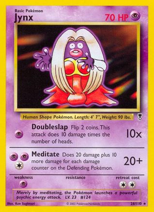 Jynx  Legendary Collection - Rare Legendary Collection Pokemon Single  Squirtle Squad Card Shop.