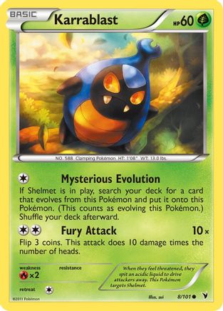 Karrablast  Noble Victories - Common Noble Victories Pokemon Single  Squirtle Squad Card Shop.