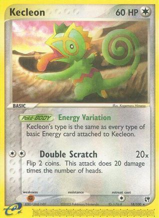 Kecleon  - Reverse Holofoil Sandstorm - Rare Sandstorm Pokemon Single  Squirtle Squad Card Shop.