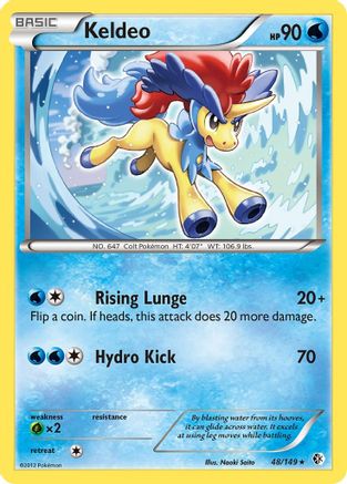 Keldeo (48)  Boundaries Crossed - Rare Boundaries Crossed Pokemon Single  Squirtle Squad Card Shop.