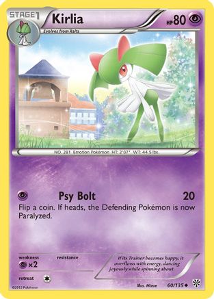 Kirlia  - Reverse Holofoil Plasma Storm - Uncommon Plasma Storm Pokemon Single  Squirtle Squad Card Shop.