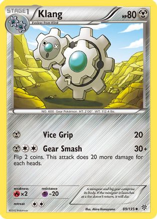 Klang  Plasma Storm - Uncommon Plasma Storm Pokemon Single  Squirtle Squad Card Shop.