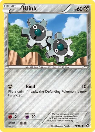 Klink  Black and White - Common Black and White Pokemon Single  Squirtle Squad Card Shop.