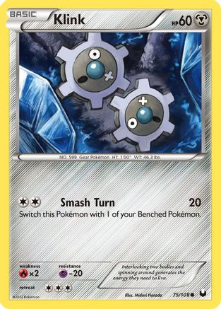 Klink  - Reverse Holofoil Dark Explorers - Common Dark Explorers Pokemon Single  Squirtle Squad Card Shop.