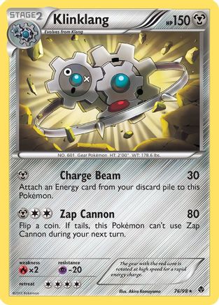 Klinklang  Emerging Powers - Rare Emerging Powers Pokemon Single  Squirtle Squad Card Shop.