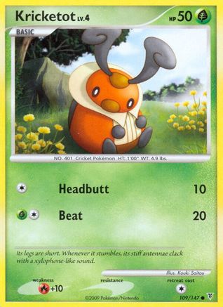 Kricketot  - Reverse Holofoil Supreme Victors - Common Supreme Victors Pokemon Single  Squirtle Squad Card Shop.