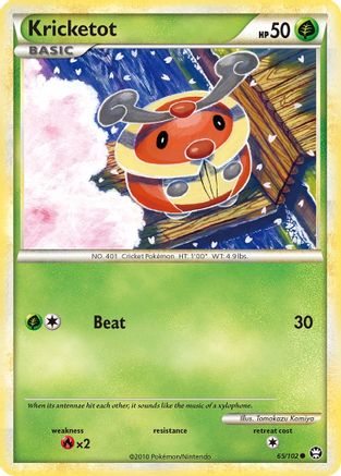 Kricketot 065  Triumphant - Common Triumphant Pokemon Single  Squirtle Squad Card Shop.