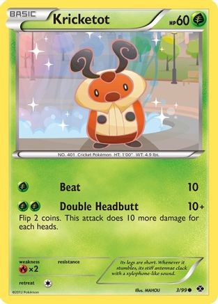 Kricketot  Next Destinies - Common Next Destinies Pokemon Single  Squirtle Squad Card Shop.