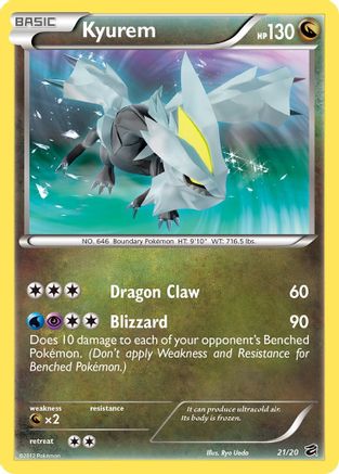 Kyurem  - Holofoil Dragon Vault - Holo Rare Dragon Vault Pokemon Single  Squirtle Squad Card Shop.