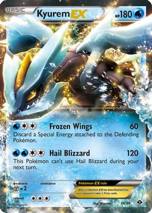 Kyurem EX  - Holofoil Next Destinies - Ultra Rare Next Destinies Pokemon Single  Squirtle Squad Card Shop.