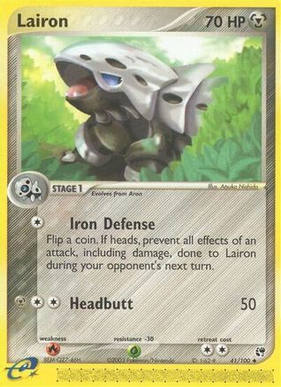 Lairon  - Reverse Holofoil Sandstorm - Uncommon Sandstorm Pokemon Single  Squirtle Squad Card Shop.