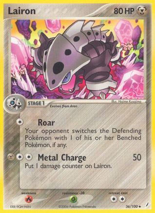 Lairon  - Reverse Holofoil Crystal Guardians - Uncommon Crystal Guardians Pokemon Single  Squirtle Squad Card Shop.