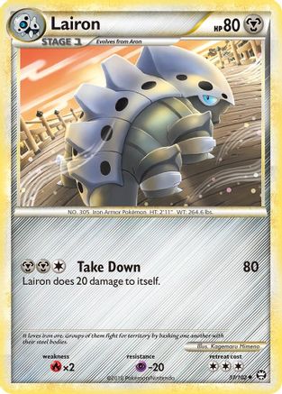 Lairon  Triumphant - Uncommon Triumphant Pokemon Single  Squirtle Squad Card Shop.