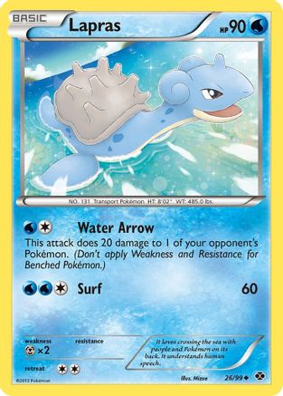 Lapras (26)  Next Destinies - Uncommon Next Destinies Pokemon Single  Squirtle Squad Card Shop.