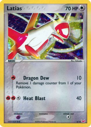 Latias 004  - Holofoil EX Trainer Kit 1 Latias & Latios - Common EX Trainer Kit 1: Latias & Latios Pokemon Single  Squirtle Squad Card Shop.
