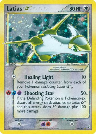 Latias Star  - Holofoil Deoxys - Ultra Rare Deoxys Pokemon Single  Squirtle Squad Card Shop.