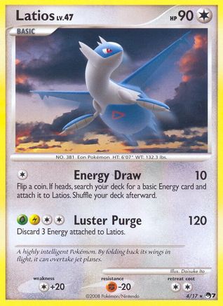Latios  POP Series 7 - Rare POP Series 7 Pokemon Single  Squirtle Squad Card Shop.
