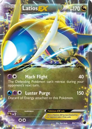 Latios EX  - Holofoil Plasma Freeze - Ultra Rare Plasma Freeze Pokemon Single  Squirtle Squad Card Shop.