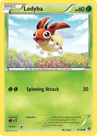 Ledyba  XY Base Set - Common