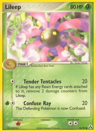 Lileep 056  Legend Maker - Common Legend Maker Pokemon Single  Squirtle Squad Card Shop.