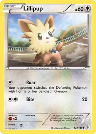Lillipup  - Reverse Holofoil Boundaries Crossed - Common Boundaries Crossed Pokemon Single  Squirtle Squad Card Shop.