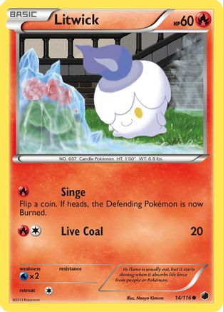 Litwick  - Reverse Holofoil Plasma Freeze - Common Plasma Freeze Pokemon Single  Squirtle Squad Card Shop.